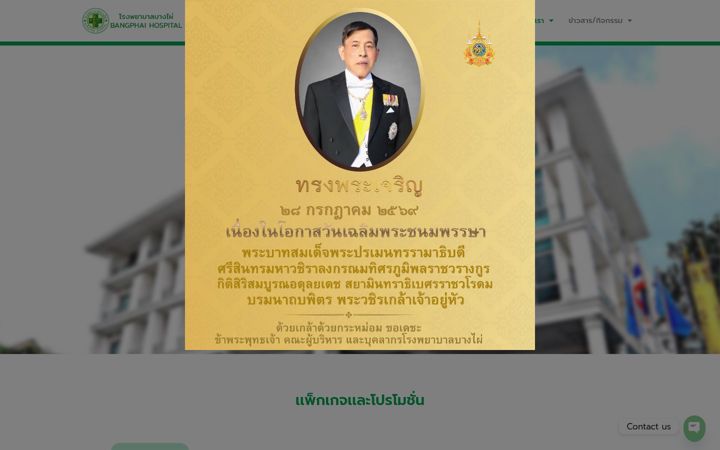 Screenshot of bangphaihospital.in.th