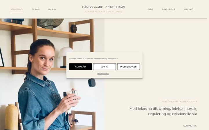 Screenshot of bangsgaard-psykoterapi.dk