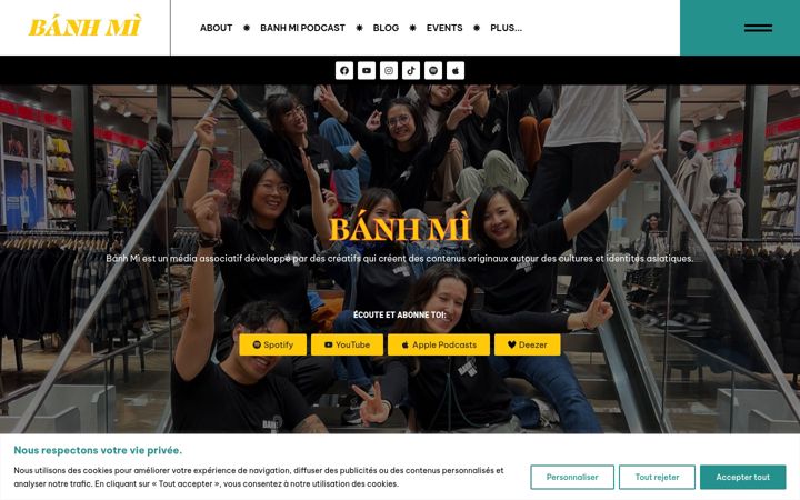 Snímek obrazovky banh-mi.co