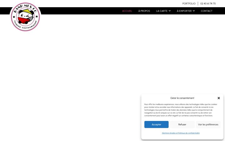 Screenshot of banhmi-pornichet.fr