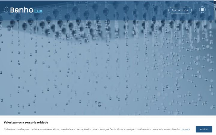 Screenshot of banholux.pt