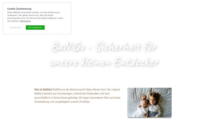 Screenshot of banigu.de