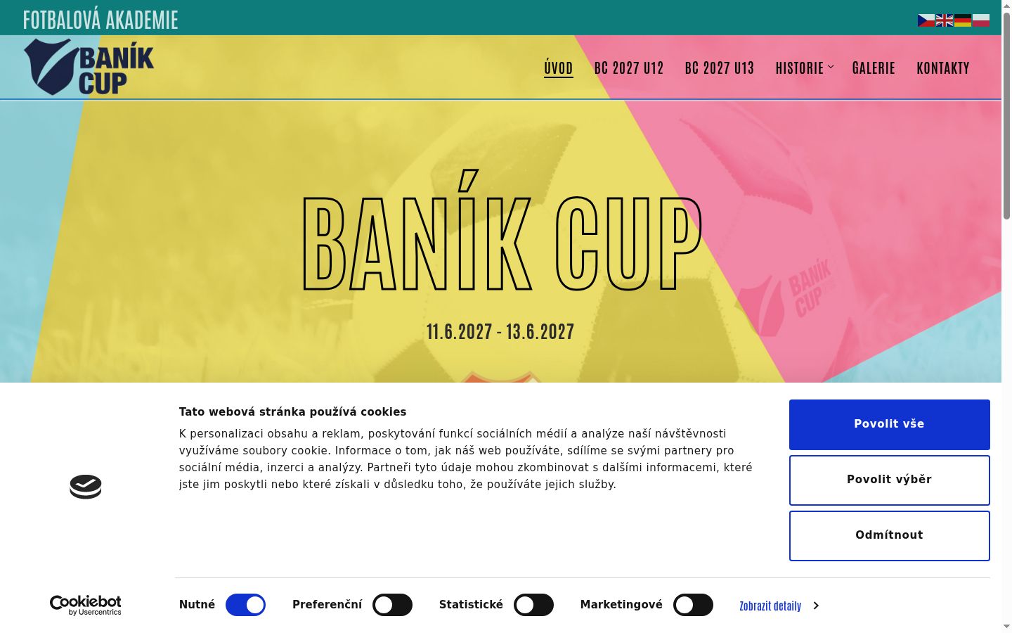 Screenshot tal-banner tal-kunsens muri qabel kwalunkwe interazzjoni