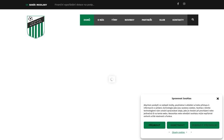 Screenshot of banikmodlany.cz