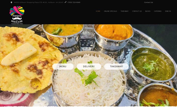 Screenshot of banjaraatmanekchowk.com