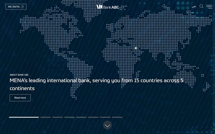 Capture d'écran de bank-abc.com