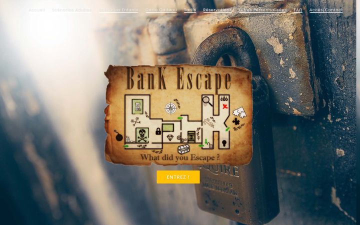Screenshot of bank-escape.fr