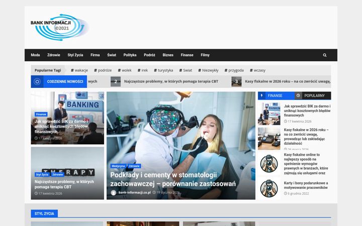 Screenshot of bank-informacji.co.pl