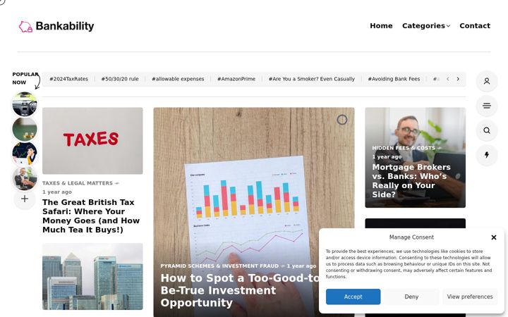Screenshot of bankability.co.uk