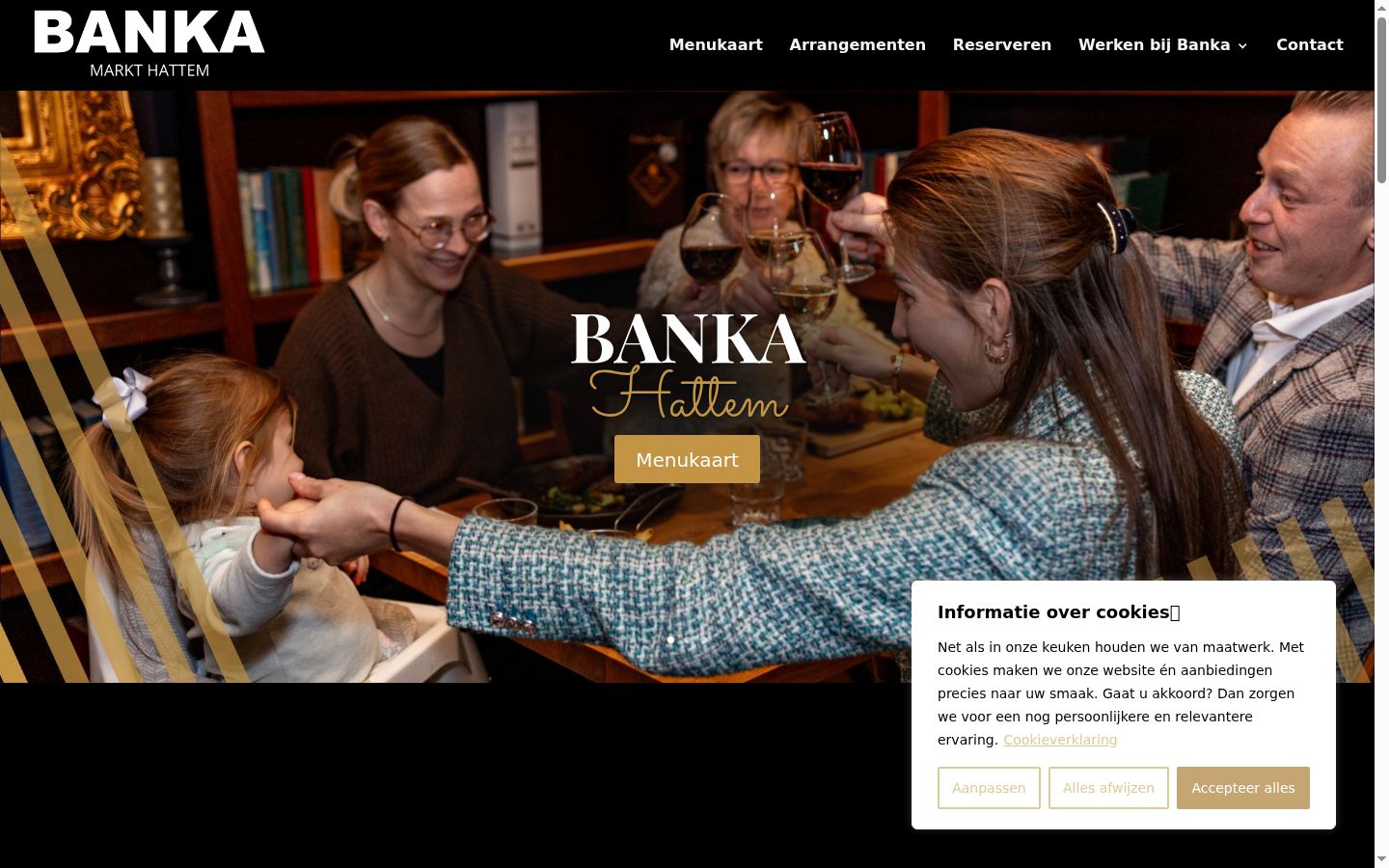 Screenshot tal-banner tal-kunsens muri qabel kwalunkwe interazzjoni