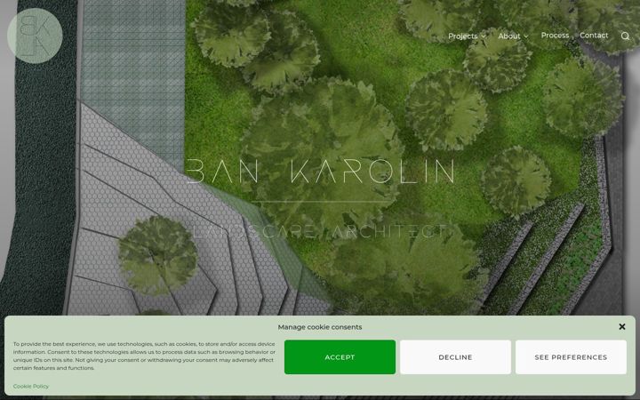 Screenshot of bankarolinlandscapes.com