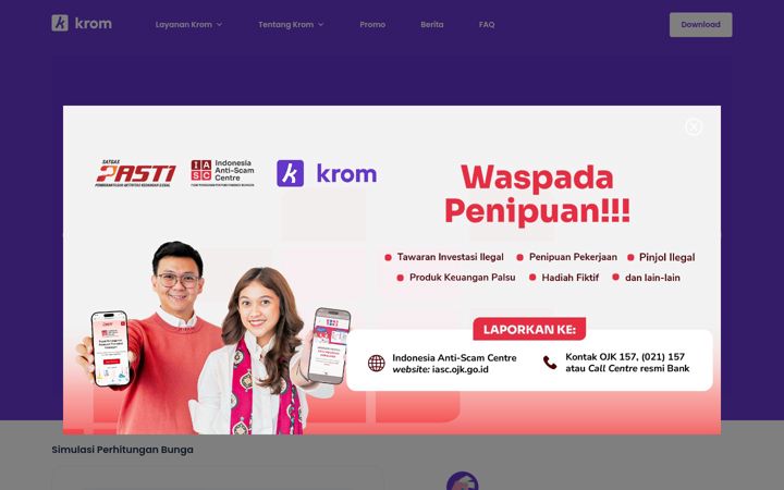 Screenshot of bankbisnis.id