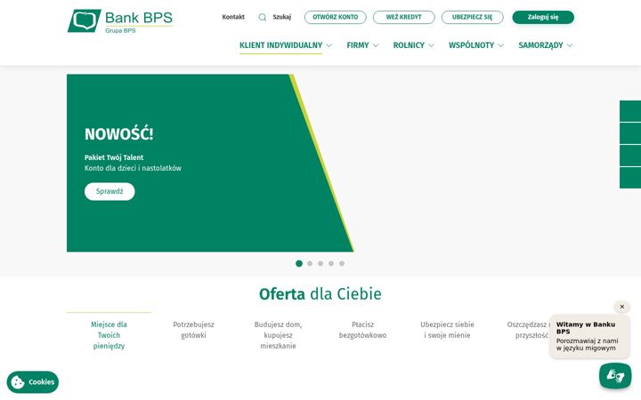 Screenshot of bankbps.pl