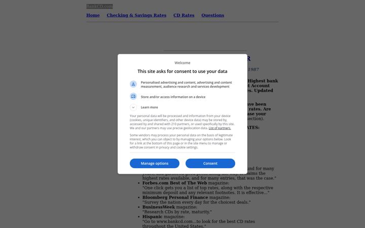 Screenshot of bankcd.com