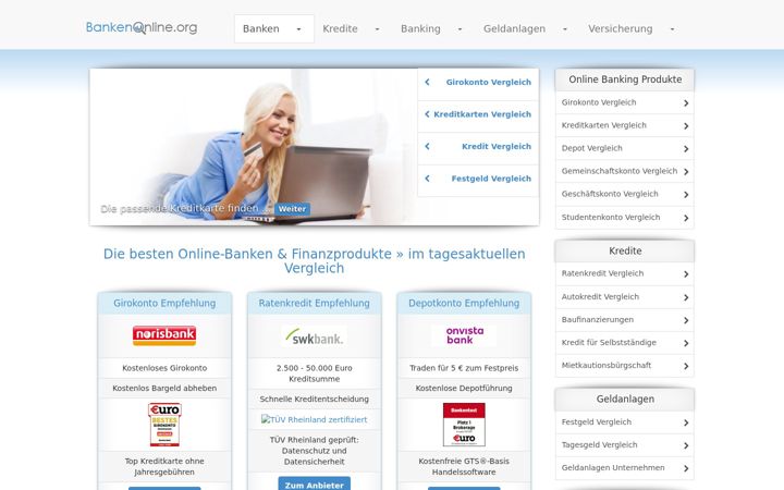 Screenshot of bankenonline.org