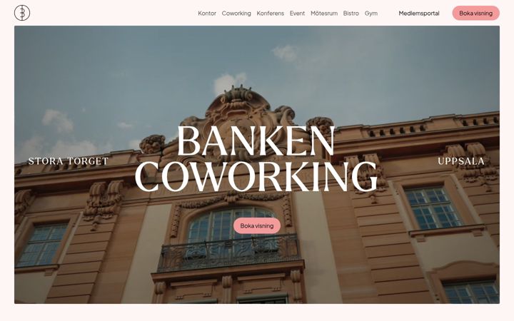 Screenshot of bankenuppsala.se