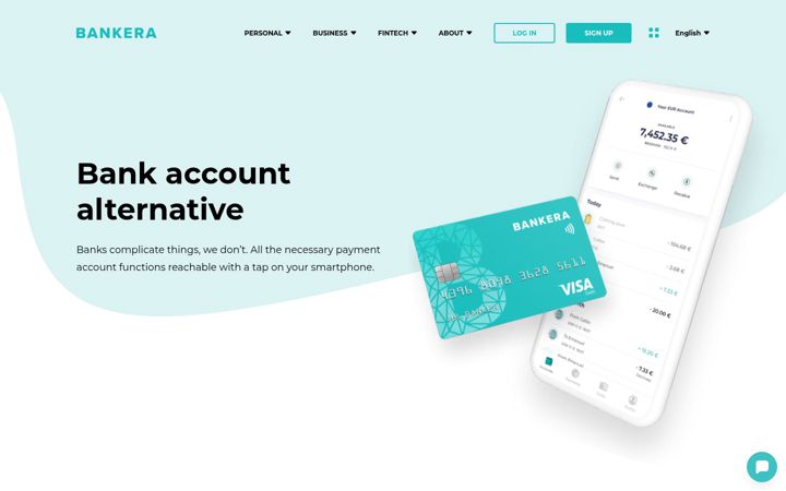 Screenshot of bankera.com