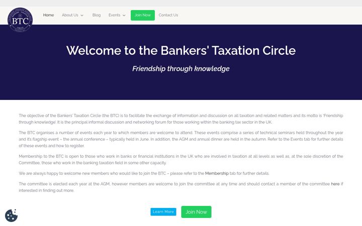 Screenshot of bankerstaxcircle.co.uk