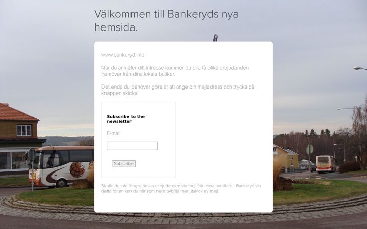 Screenshot of bankeryd.info