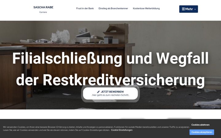 Screenshot of bankfiliale.com