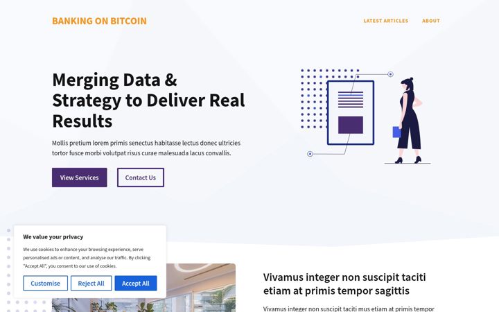 Screenshot of banking-on-bitcoin.com