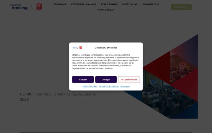 Screenshot of bankingandretail.com.mx