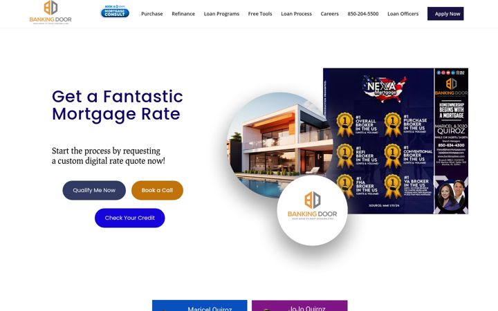 Screenshot of bankingdoor.com
