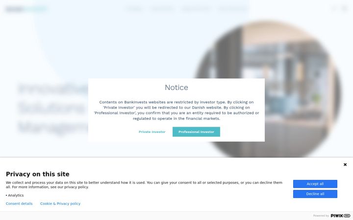 Screenshot of bankinvest.com