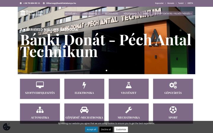 Screenshot of bankitatabanya.hu