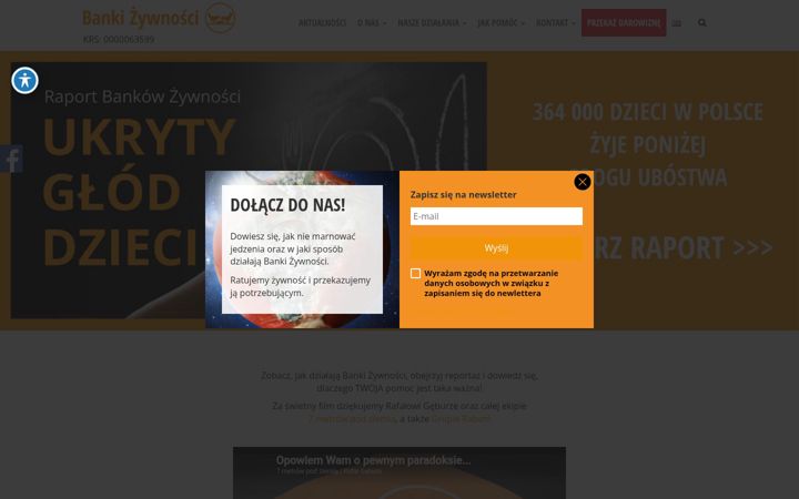 Screenshot of bankizywnosci.pl