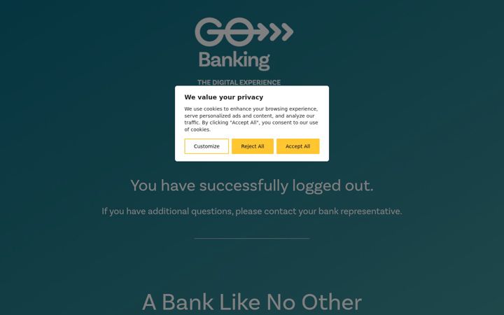 Screenshot of banklikenoother.com