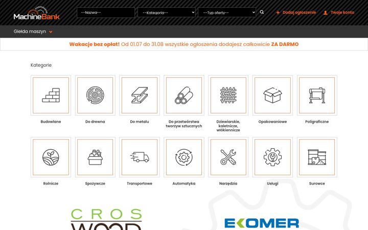 Screenshot of bankmaszyn.pl