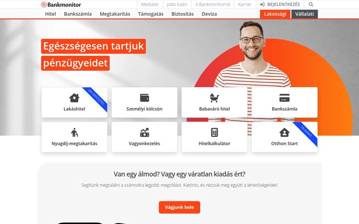 Képernyőkép: bankmonitor.hu