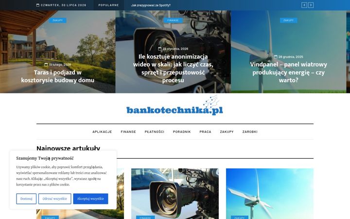 Screenshot of bankotechnika.pl