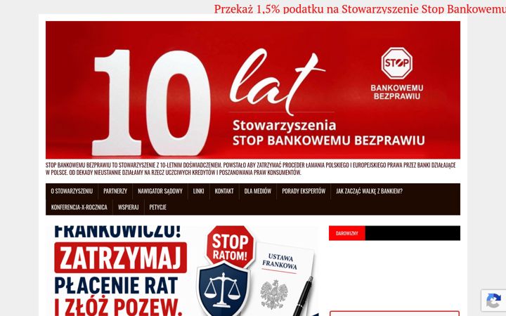 Screenshot von bankowebezprawie.pl