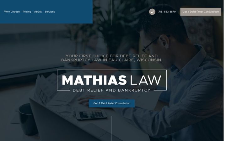Screenshot of bankruptcylawec.com