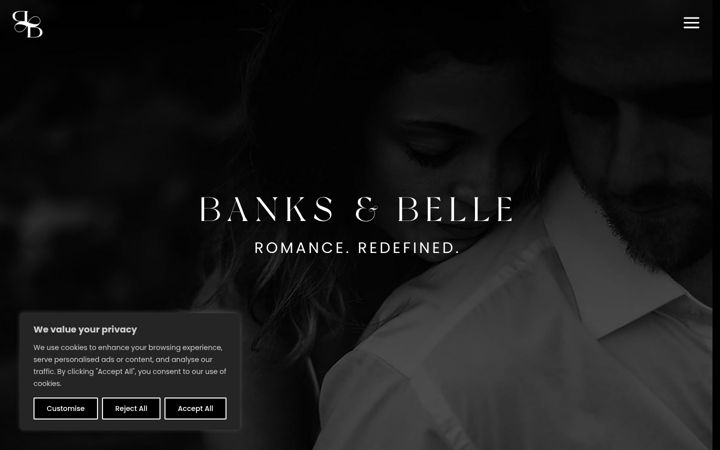 Screenshot of banksandbelle.co.uk