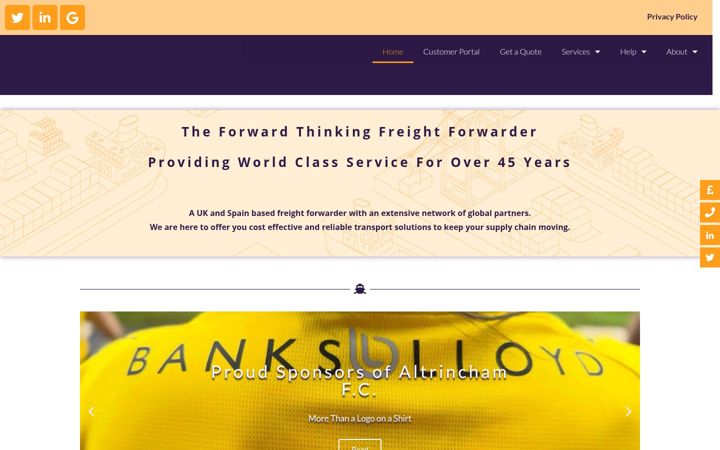 Screenshot of banksandlloyd.com