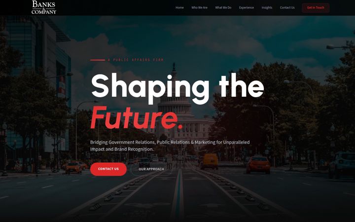 Screenshot of bankscompany.us