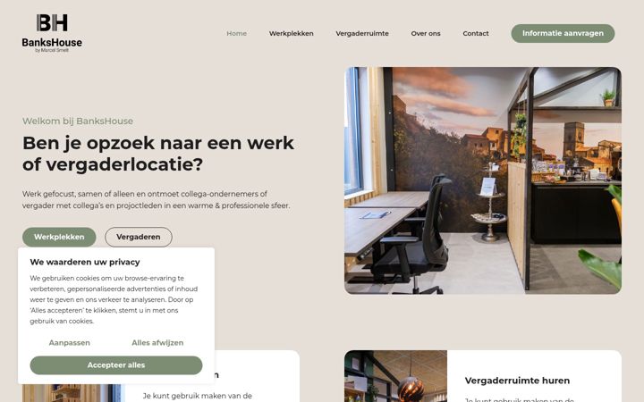 Screenshot of bankshouse.nl