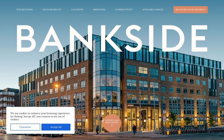 Screenshot of bankside.ie