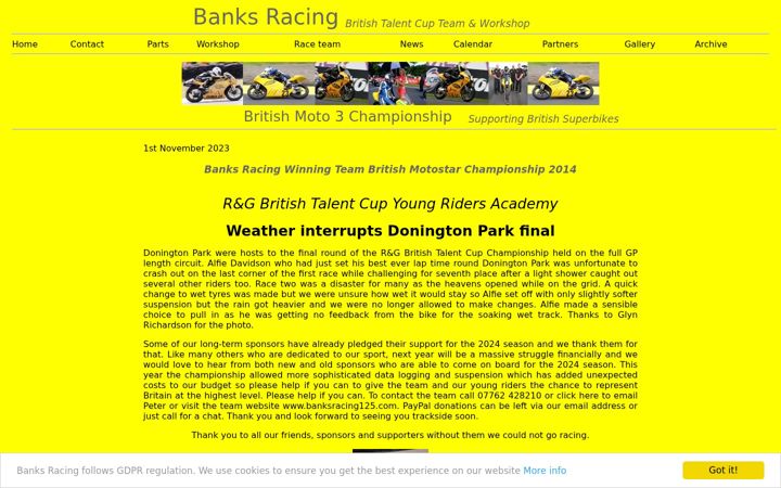 Screenshot of banksmoto3.uk