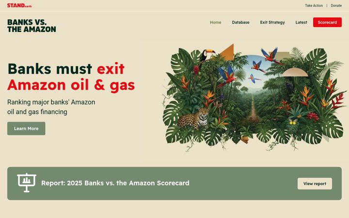 Screenshot of banksvstheamazon.org