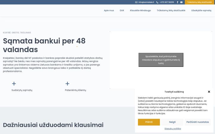 Screenshot of bankui48.lt