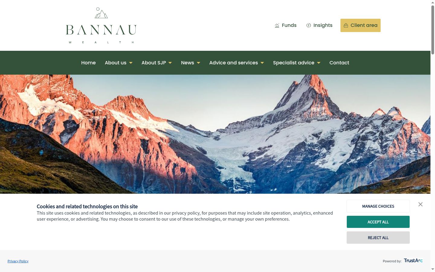 Screenshot tal-banner tal-kunsens muri qabel kwalunkwe interazzjoni