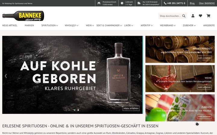 Screenshot of banneke.com