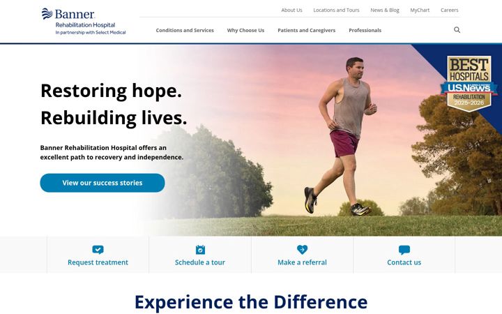 Screenshot of banner-rehabhospitals.com