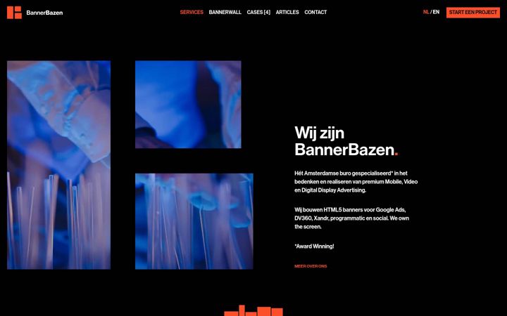 Screenshot von bannerbazen.nl