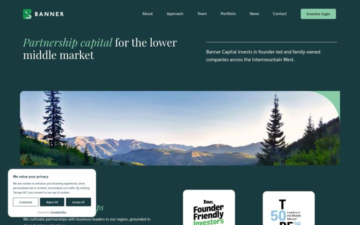 Screenshot of bannercap.com