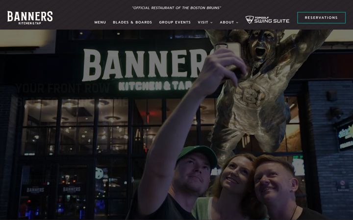 Screenshot of bannerskitchenandtap.com